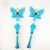 Novelty Flashing light up Magic Optical Butterfly Wands Colorful LED Princess Ball Luminous Stick LED Spin Toy light up toys