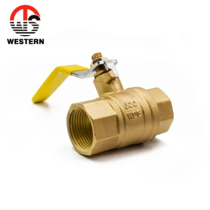 NPT ball valve wog valve price Full port Thread CW617n brass ball 2pc 2 inch brass gas ball valve with Certification