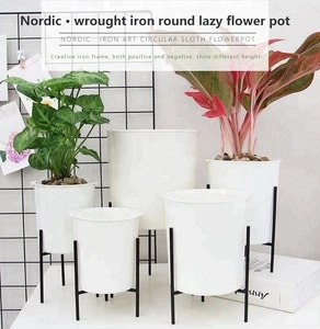 Nursery plastic flower pot, plastic soft flowerpot for garden, garden product flowerpots