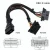 Import OBD2 Cable OBDII Y Splitter Extension cable 16pin Male to Female Custom cable assembly automotive from China