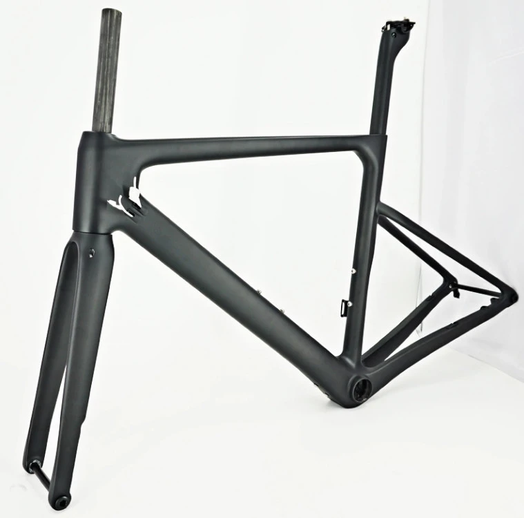 OEM custom brand road bike frame with disc-brake carbon fiber gravel road bike frame with 38c tire
