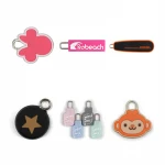 OEM Factory PVC Rubber Puller Zipper, Custom Monkey Head Zip Puller