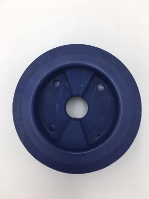 OEM Injected plastic products, Nylon wheels with Panton color customized
