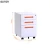 Import Office equipment activity cabinet 3 drawer Metal archives storage Office activity cabinet mobile cabinet with seat cushion from China