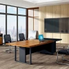 office modern wood triangle modern movable 12 person folding conference table