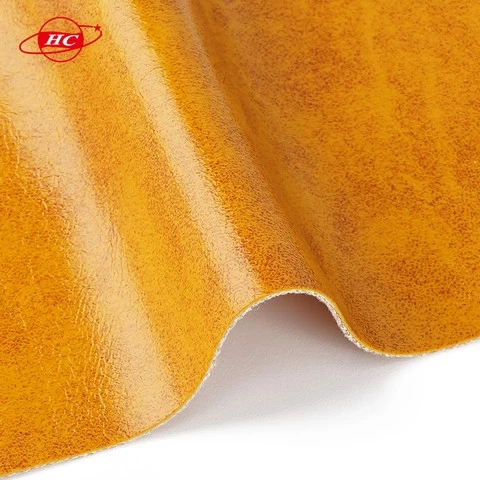 Oil wax leather, PVC leather sofa car 0.9mm customized synthetic leather