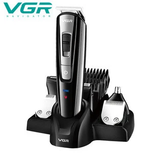 Original VGR V-025 6 In 1 Professional Digital Rechargeable Cordless Hair Trimmer Clippers