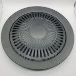 Outdoor Cassette Oven Baking Tray Portable Round Non-stick Pan Plate