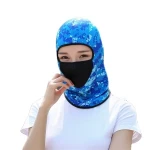 Outdoor Full Face Balaclava Ski Scarf Beanie For Cycling Snowboarding Skiing Running Black Mesh Ski Face Cover With Custom Logo