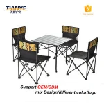 outdoor furniture kids camping folding table and chair set