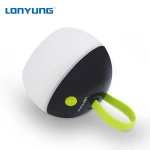 Outdoor Indoor Campsite Hanging Lamp Camping Lamp Portable Lantern Fishing Light with Lampshade Circle Tent White Light