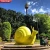Import Outdoor Large Resin Animals Life-size Fiberglass Sculpture Snail Statue Decoration from China