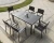 Import outdoor modern cafeteria bench seat and table furniture from China