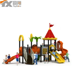 Outdoor Playground Amusement Park Equipment Plastic Slide Play Equipment