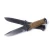 Import Outdoor Pocket Knife with Sheath Stainless Steel Wholesale Folding Hunting Knife Rubber Non-changeable from China
