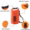 Outdoor Sports Roll Top PVC 10L Waterproof Dry Tube Bag