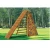 Import outdoor wood playhouses for kids sale with slides from China