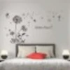 Painting Garden Dandelion Wall Stickers Oversized Removable Waterproof PVC Mural Wall Decal