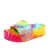Import PDEP 2021 Summer New Fashionable popular cheap casual slippers shoes stock colorful Bright rainbow platform sandals for women from China