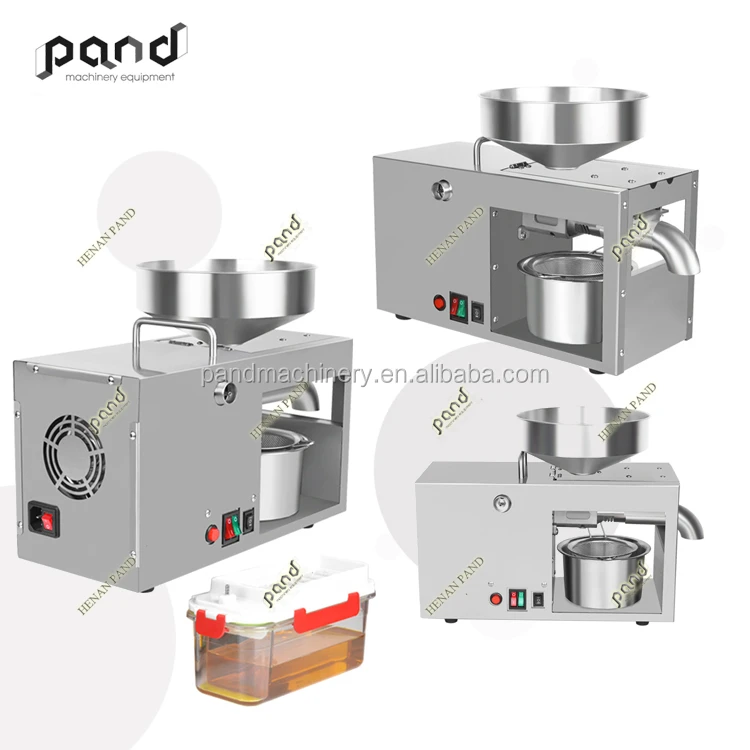 Peanut Oil Usage Mini Seed oil extraction machine castor oil press machine for sale