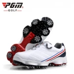 PGM Men's Light weight Waterproof Movable Spikes Skid Proof Golf Shoes