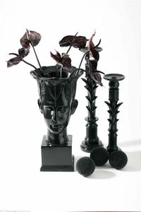 photostudio decor Egypts feathers head resin flower vases