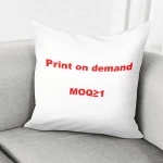 Pillow case cover velvet cushion cover sofa mudcloth velvet sublimation throw pillow cover decorative blank Print on demand