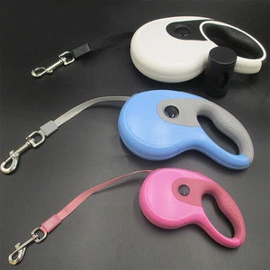 Plastic Bag Roller Pet Accessories Dog Traction Rope Leash Lead Retractable Leash for Outgoing