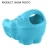 Import plastic Hippo shape bath toy baby bathroom toy from China