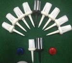 plastic step golf brush tee