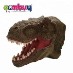 Play cartoon toys rubber animal head dinosaur hand puppet