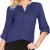 Import Plus Size Ladies Blouses Lady Simple Chiffon Tops Women Pure Color Shirts from China