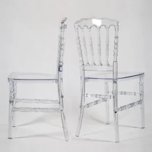 Polucarbonate Resin Transparent Napoleon Dining Chairs