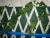 Import popular 1x4m green brown white bamboo wood color plastic lattice fence for garden patio from China