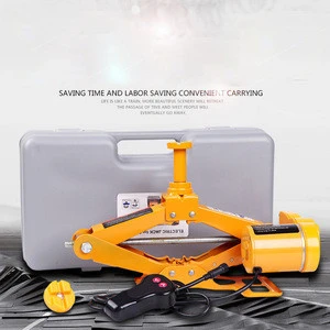 Portable car lifting tool DC 12 v electric scissor car jacks at competitive price