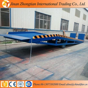 portable folded leg loading dock equipment