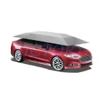 Portable Half Automatic Sunshade Waterproof Car Umbrella Remote Control Car Cover Roof