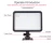 Import Portable LED Video Camera Light Panel Lamp Photographic Lighting with LED Display for DSLR Camera from China