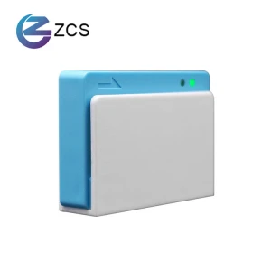 Portable mini Bluetooth card Reader 13.56Mhz Magnetic Stripe RFID Reader NFC Reader and writer ZCS01