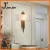Postmodern Iron Fabric Wall lamp For Foyer Bedroom Corridor deco metal strips art modern Hotel LED Lobby Metal tube Wall Light