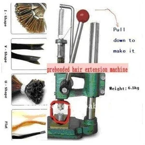 prebonded hair extension machine, nail hair pre-bonded hair extension machine