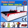 Printed Sublimation Fabric Laser Cutter Plotter with Camera