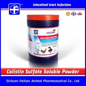 Private label Colistin Sulfate Soluble Powder for poultry veterinary medicine drug