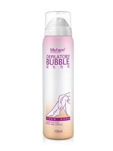 Private Label Disposable Body Depilatory Cream Hair Removal Cream Bubble
