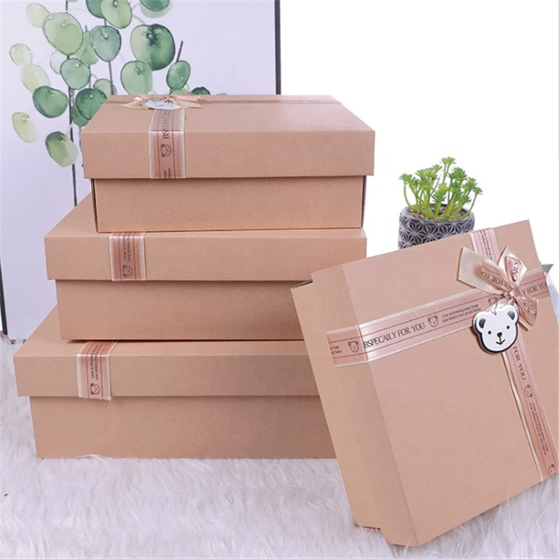 Producer Direct Approval Creative Souvenir Cosmetics Packaging Box Square Heaven And Earth Cover Gift Box