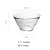 Import Professional Manufacture custom kitchen Heat-resistant Glass fruit salad Bowl from China