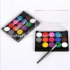 professional snazaroo face paint body art 15colors water based face paint palette with private label logo