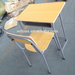 Promotion !!! Fire-proof School table desk and chair set
