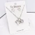 Import Promotion Korean Accessories Romantic Rose Gold Plated Tree Of Life Necklace Stainless Steel Jewelry Set from China