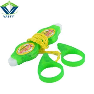 Promotion toy glitter fly wheel LED flying spinning toy